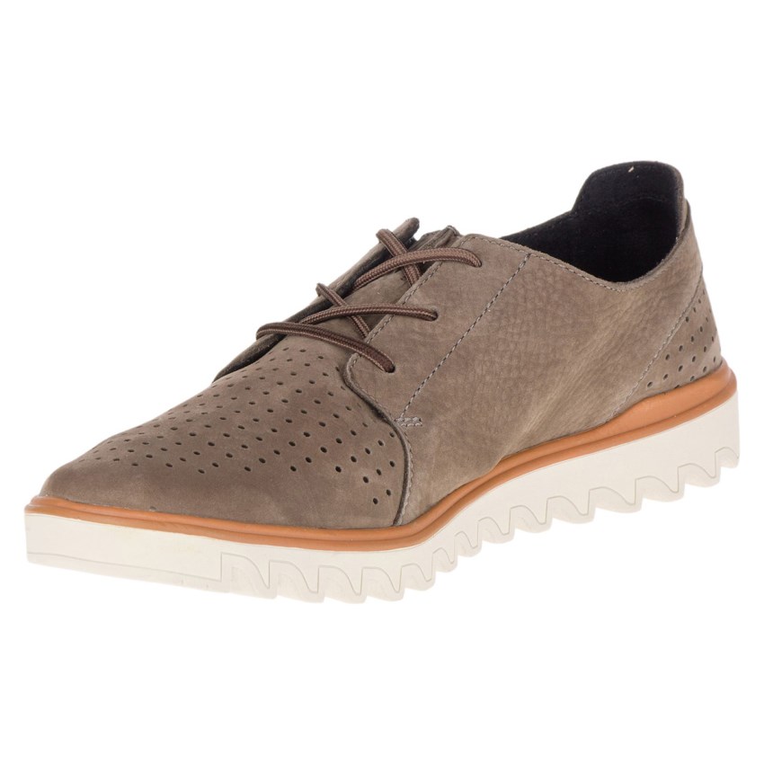 Basket Merrell Downtown Lace Marron Homme | G.M.CZCD